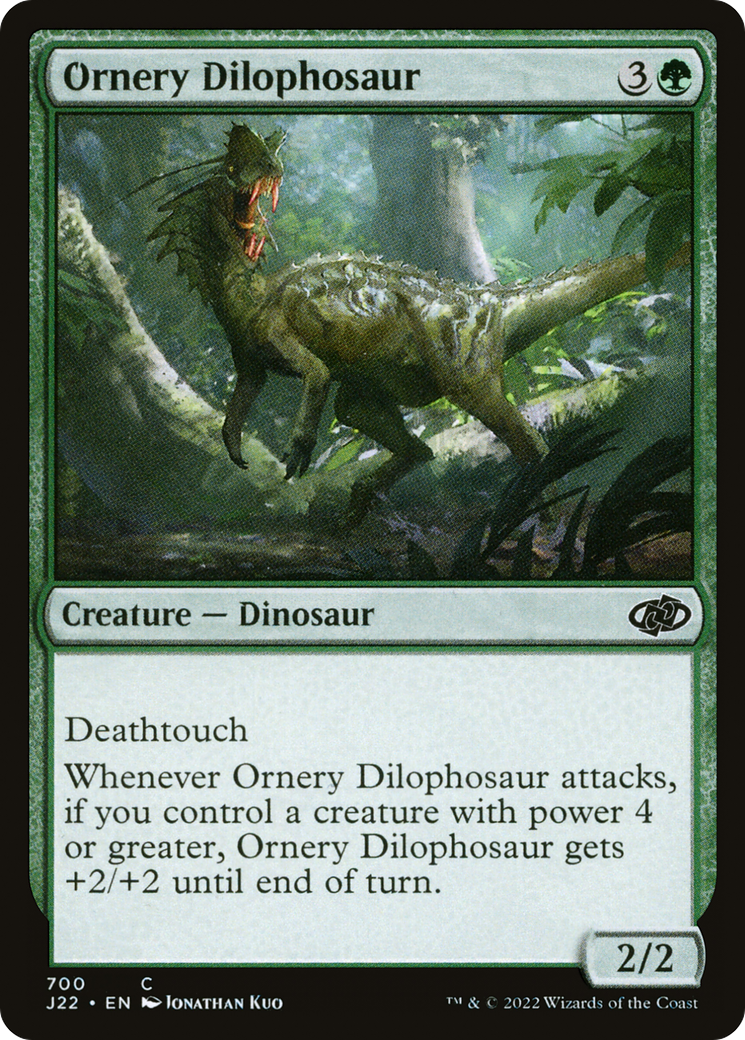 Ornery Dilophosaur [Jumpstart 2022] | Black Swamp Games