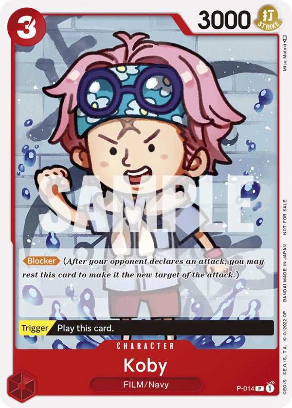 Koby (One Piece Film Red) [One Piece Promotion Cards] | Black Swamp Games