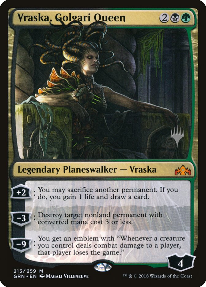 Vraska, Golgari Queen (Promo Pack) [Guilds of Ravnica Promos] | Black Swamp Games