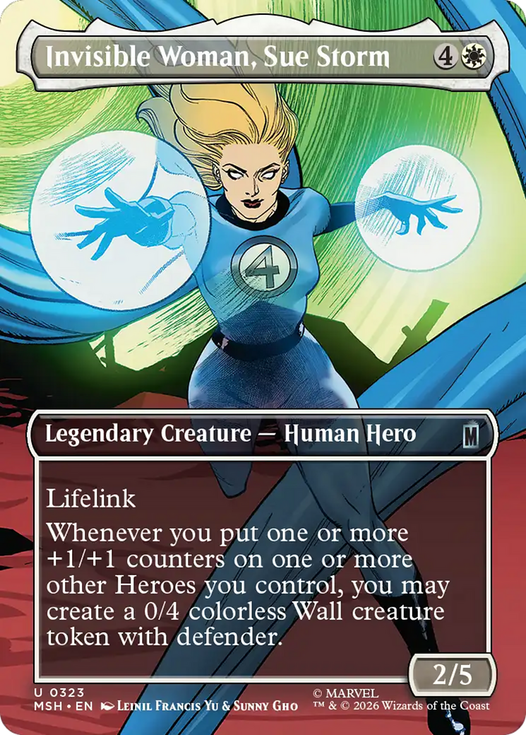 Invisible Woman, Sue Storm (Borderless) [Marvel Super Heroes] | Black Swamp Games