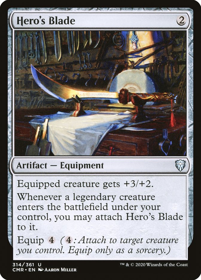 Hero's Blade (314) [Commander Legends] | Black Swamp Games