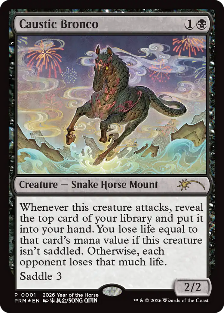 Caustic Bronco (Year of the Horse 2026) [Standard Showdown Promos] | Black Swamp Games