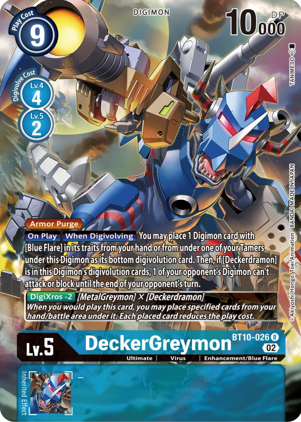 DeckerGreymon [BT10-026] (Alternate Art) [Xros Encounter] | Black Swamp Games