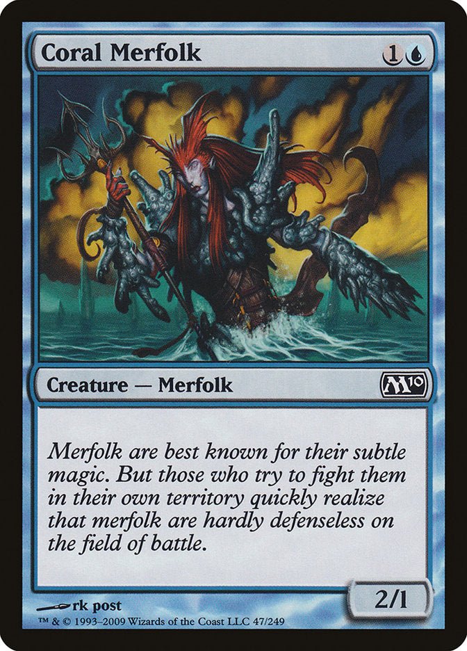 Coral Merfolk [Magic 2010] | Black Swamp Games