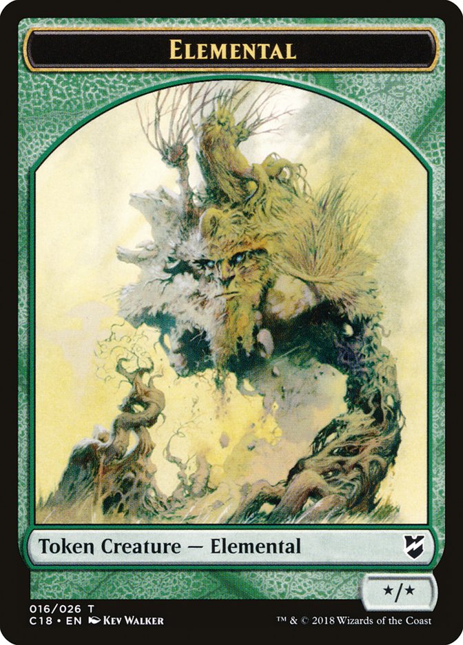 Elemental Token [Commander 2018 Tokens] | Black Swamp Games
