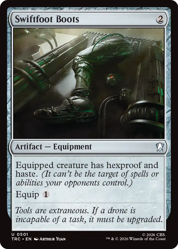 Swiftfoot Boots (Surge Foil) [Star Trek Commander] | Black Swamp Games
