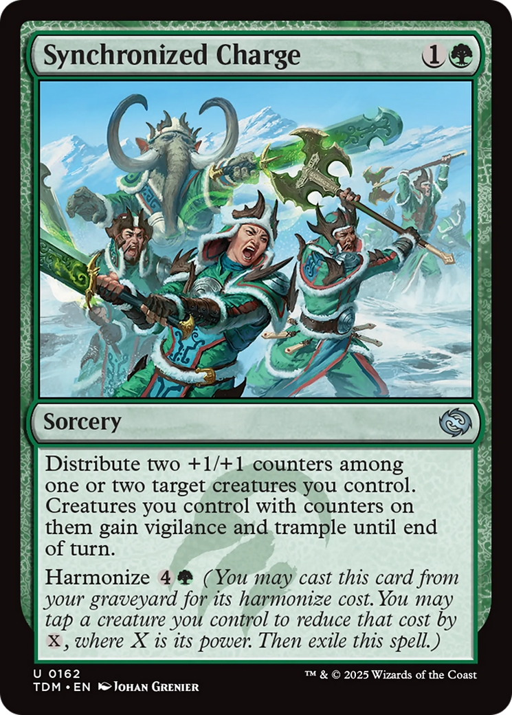 Synchronized Charge [Tarkir: Dragonstorm] | Black Swamp Games