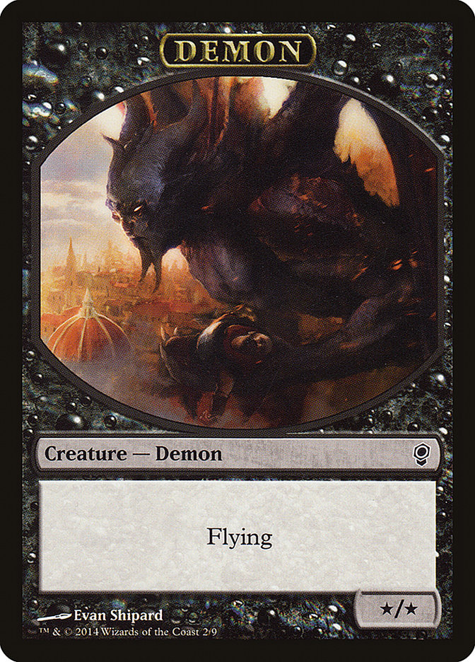 Demon Token [Conspiracy Tokens] | Black Swamp Games