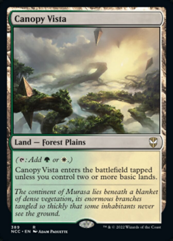 Canopy Vista [Streets of New Capenna Commander] | Black Swamp Games