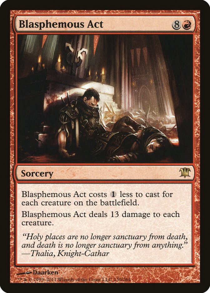 Blasphemous Act [Innistrad] | Black Swamp Games