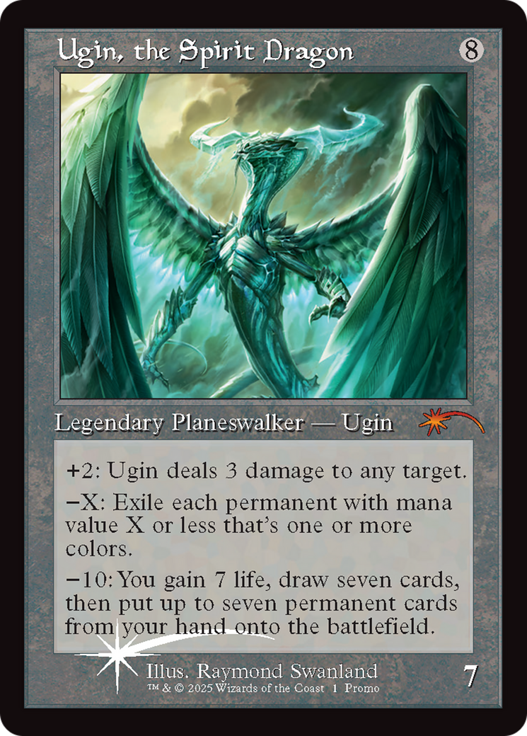 Ugin, the Spirit Dragon (Retro Frame) [Secret Lair Drop Series] | Black Swamp Games