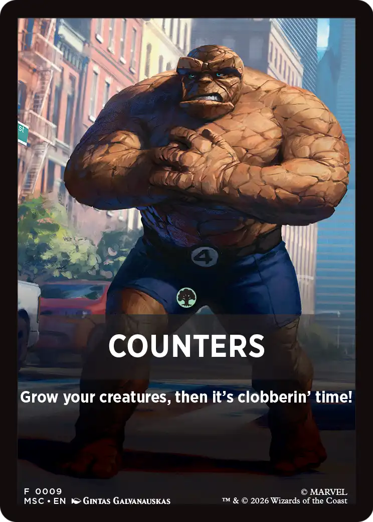 Counters Theme Card [Marvel Super Heroes Commander] | Black Swamp Games