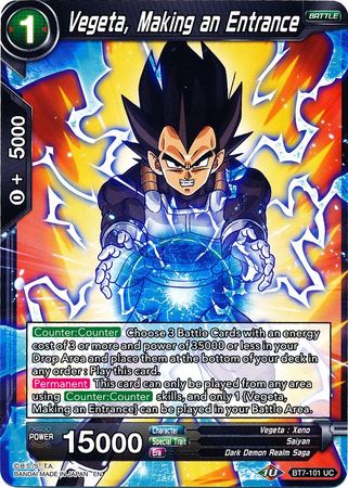 Vegeta, Making an Entrance (BT7-101) [Assault of the Saiyans] | Black Swamp Games