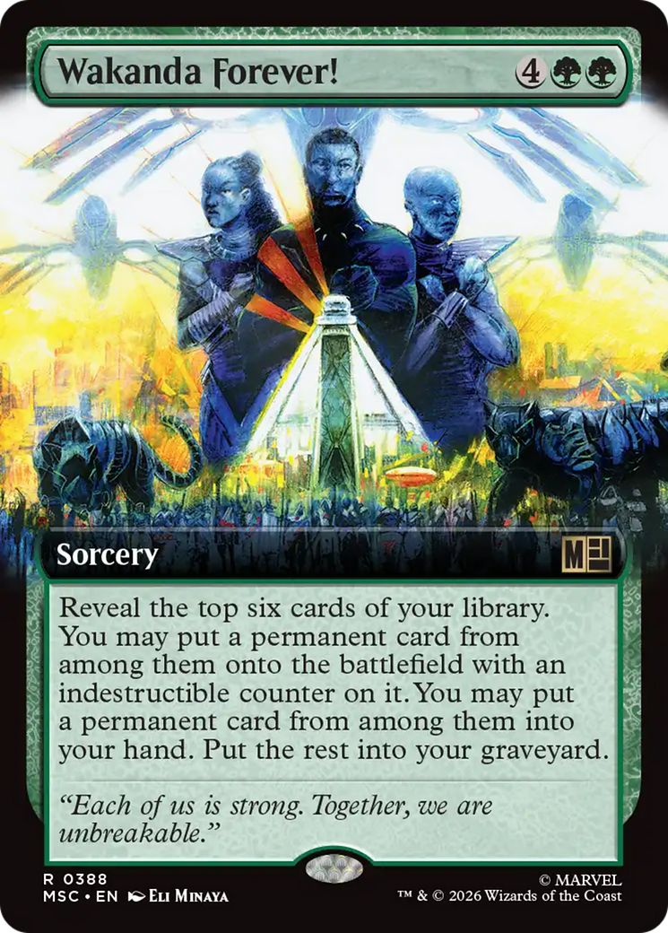 Wakanda Forever! (Extended Art) [Marvel Super Heroes Commander] | Black Swamp Games