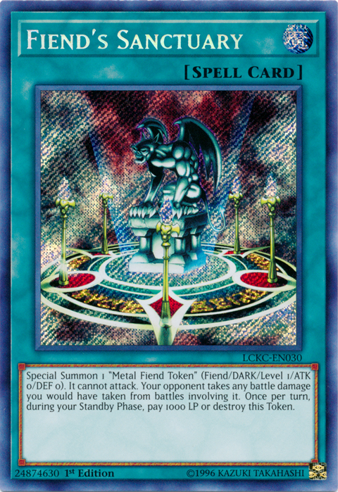 Fiend's Sanctuary [LCKC-EN030] Secret Rare | Black Swamp Games