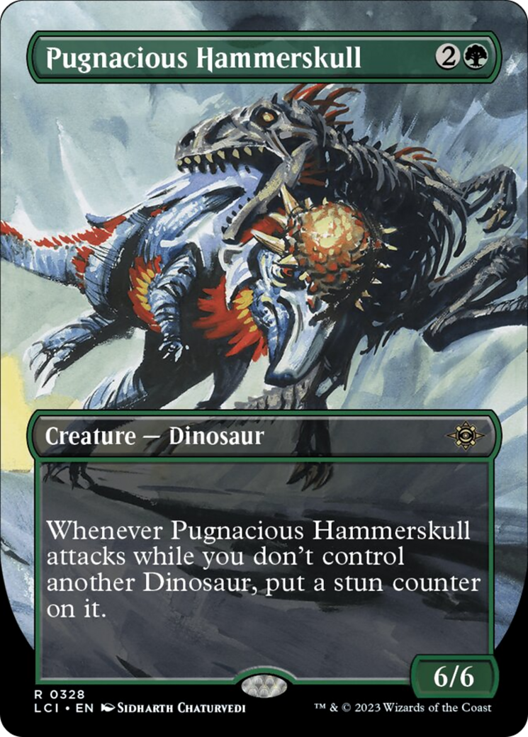 Pugnacious Hammerskull (Borderless) [The Lost Caverns of Ixalan] | Black Swamp Games