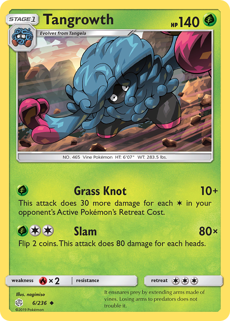 Tangrowth (6/236) [Sun & Moon: Cosmic Eclipse] | Black Swamp Games