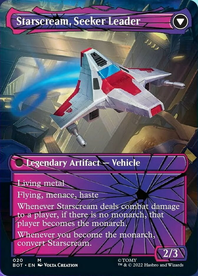 Starscream, Power Hungry // Starscream, Seeker Leader (Shattered Glass) [Transformers] | Black Swamp Games