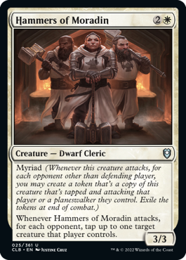 Hammers of Moradin [Commander Legends: Battle for Baldur's Gate] | Black Swamp Games