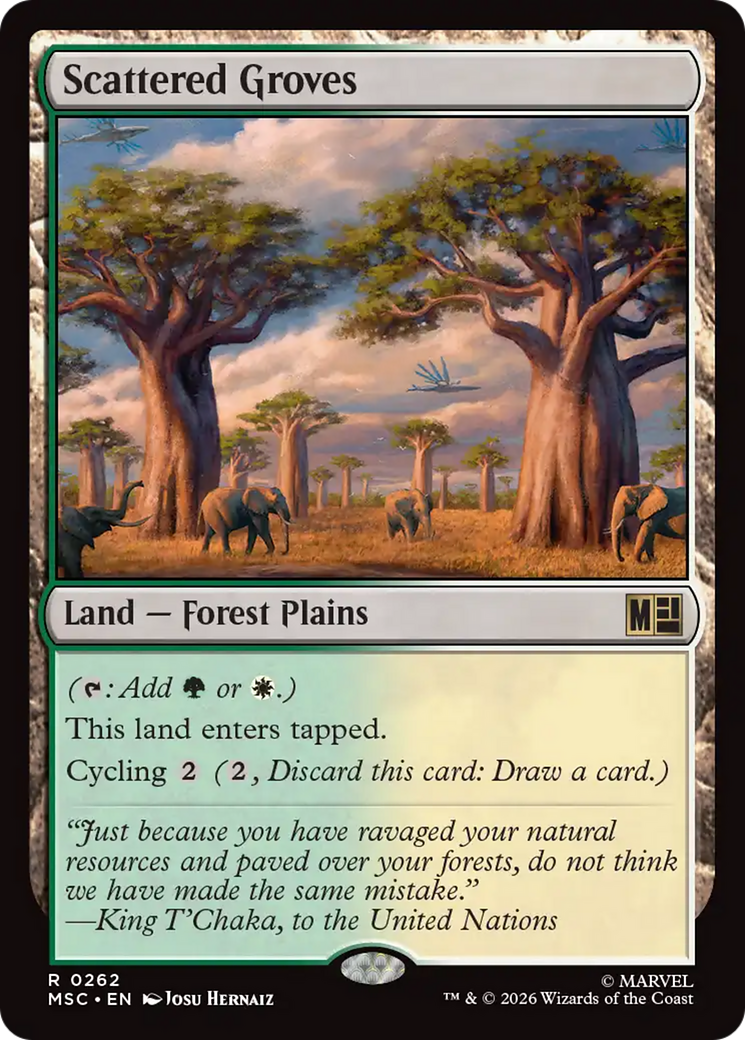 Scattered Groves [Marvel Super Heroes Commander] | Black Swamp Games