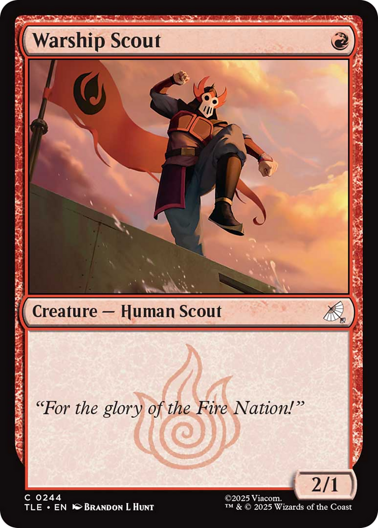 Warship scout [Avatar: The Last Airbender: Eternal-Legal] | Black Swamp Games