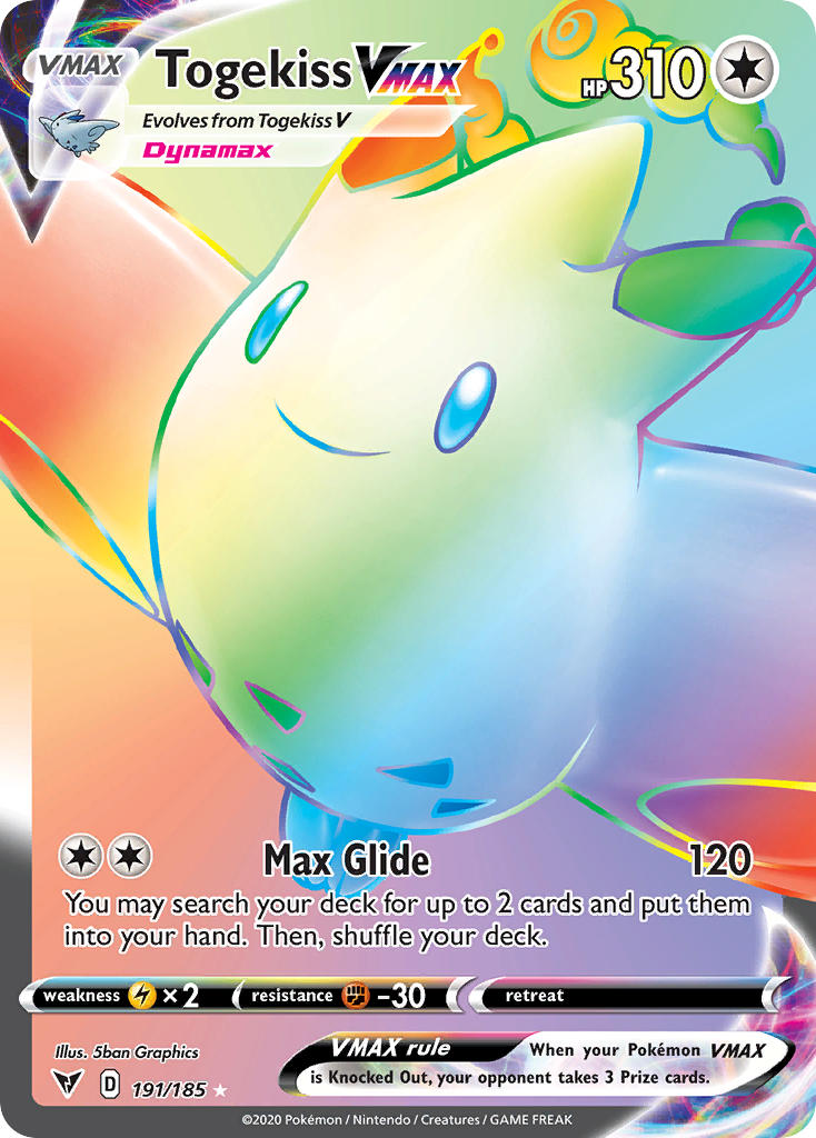 Togekiss VMAX (191/185) [Sword & Shield: Vivid Voltage] | Black Swamp Games