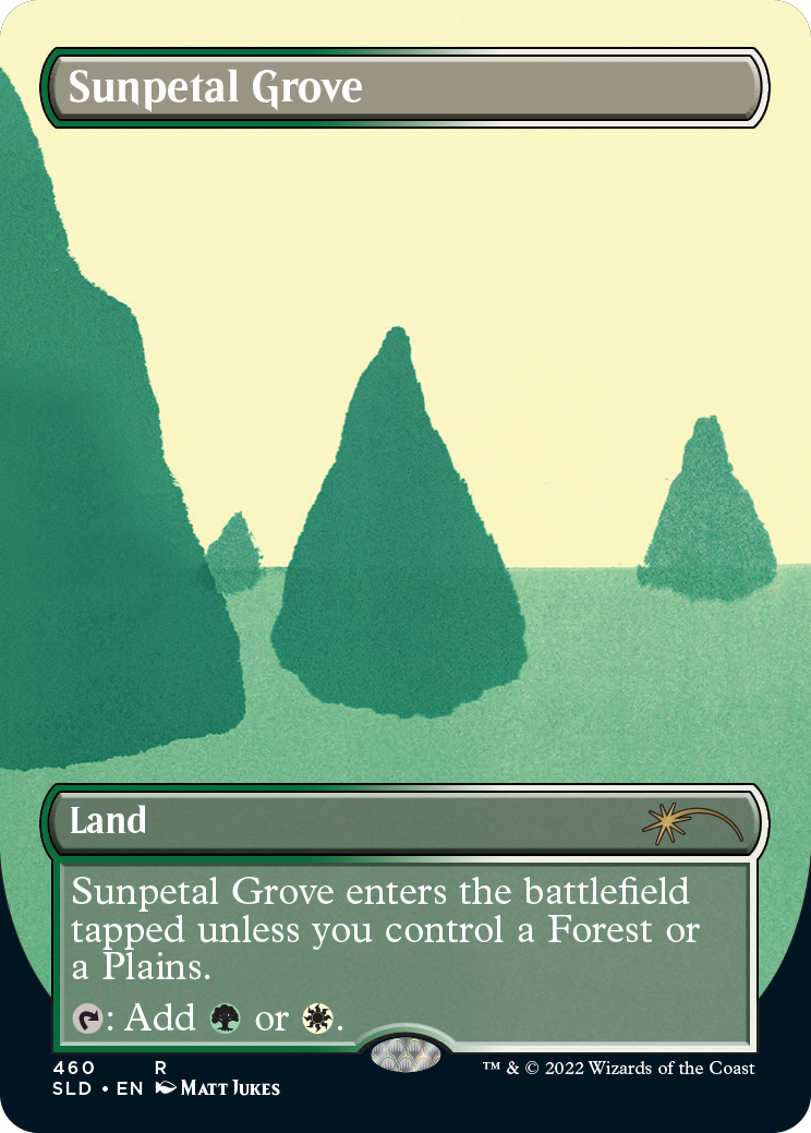 Sunpetal Grove (Borderless) [Secret Lair Drop Series] | Black Swamp Games