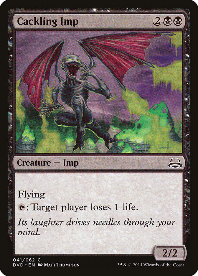 Cackling Imp (Divine vs. Demonic) [Duel Decks Anthology] | Black Swamp Games