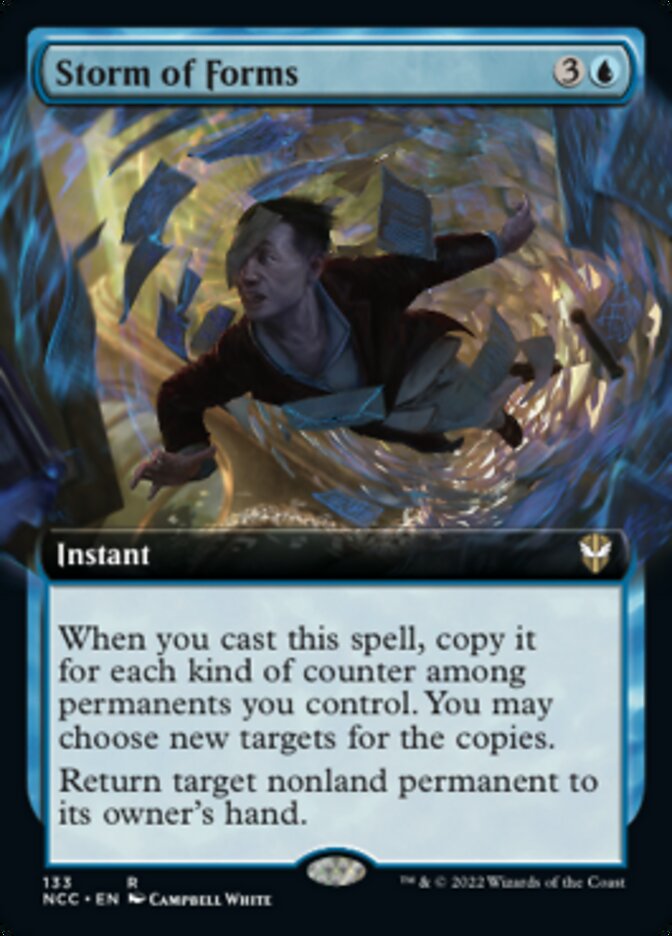Storm of Forms (Extended Art) [Streets of New Capenna Commander] | Black Swamp Games