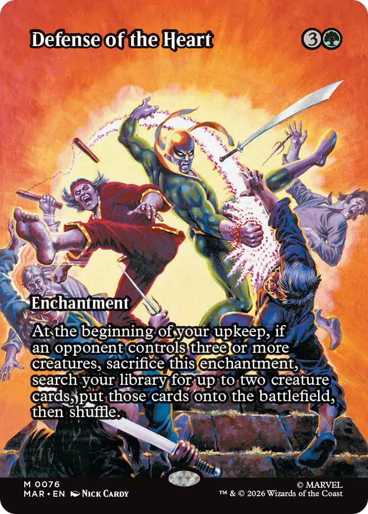 Defense of the Heart (Borderless) [Marvel Universe: Eternal-Legal] | Black Swamp Games