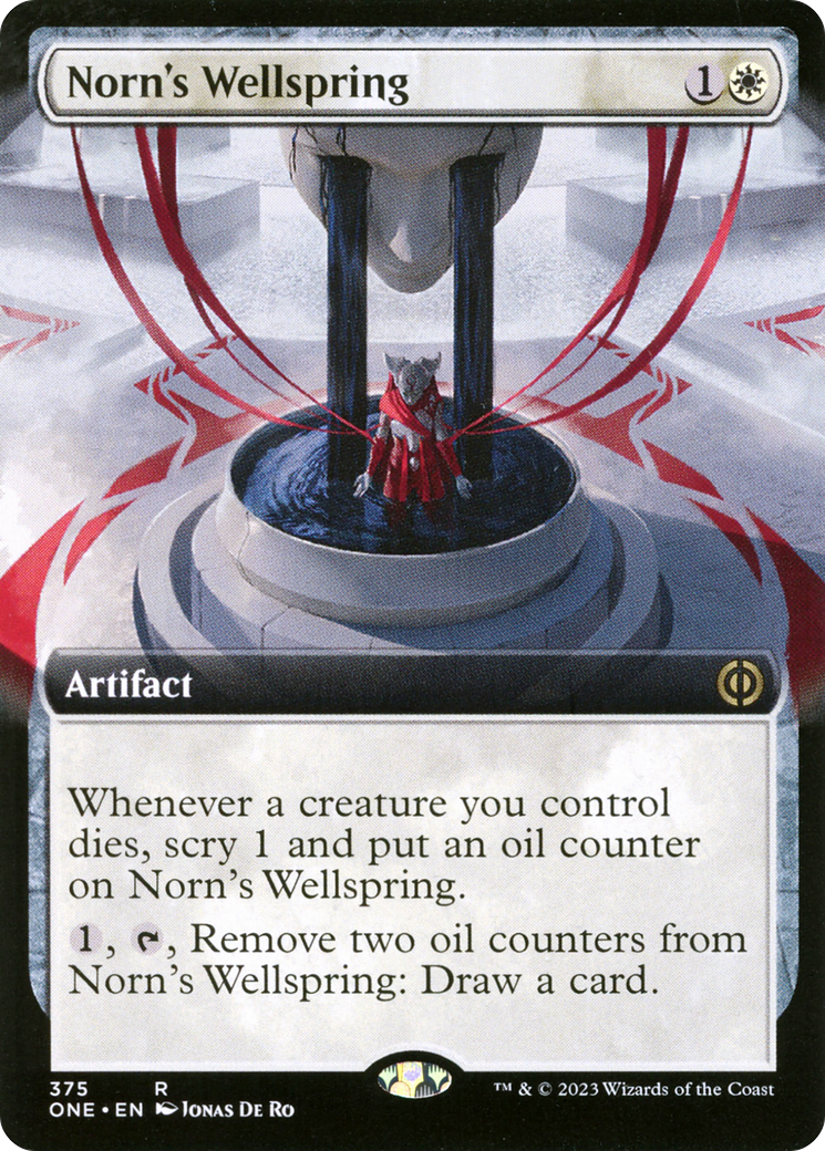 Norn's Wellspring (Extended Art) [Phyrexia: All Will Be One] | Black Swamp Games
