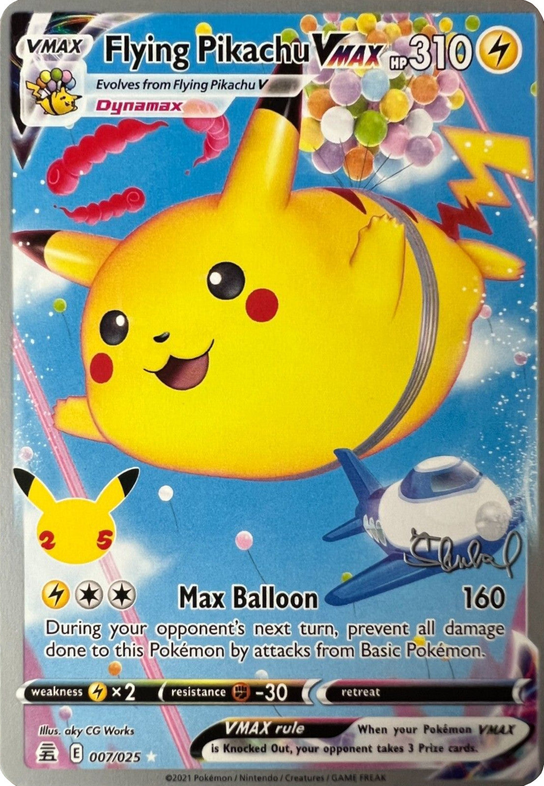 Flying Pikachu VMAX (007/025) (ADP - Ondrej Skubal) [World Championships 2022] | Black Swamp Games