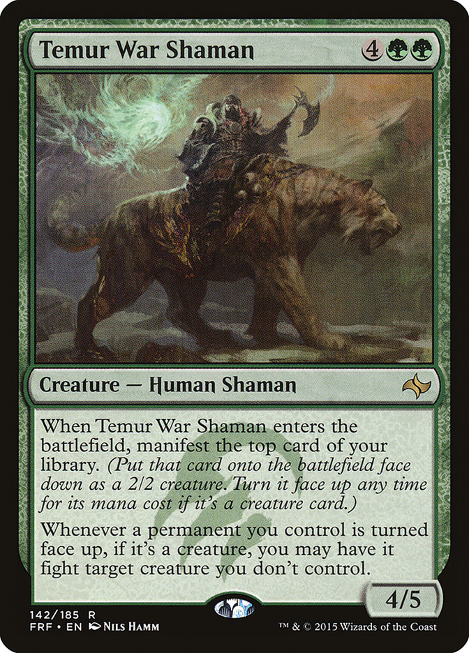 Temur War Shaman [Fate Reforged] | Black Swamp Games