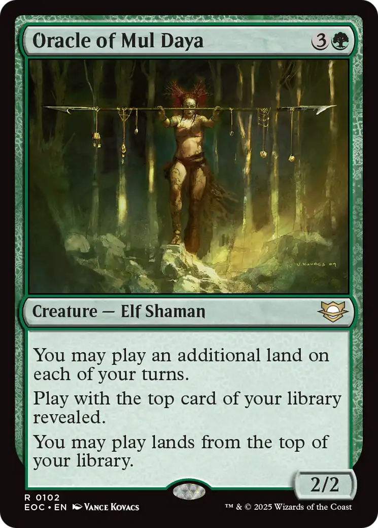 Oracle of Mul Daya [Edge of Eternities Commander] | Black Swamp Games