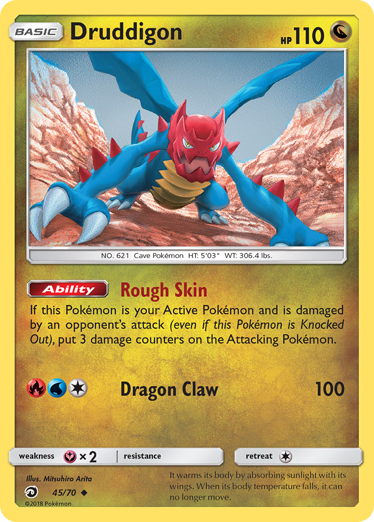 Druddigon (45/70) [Sun & Moon: Dragon Majesty] | Black Swamp Games