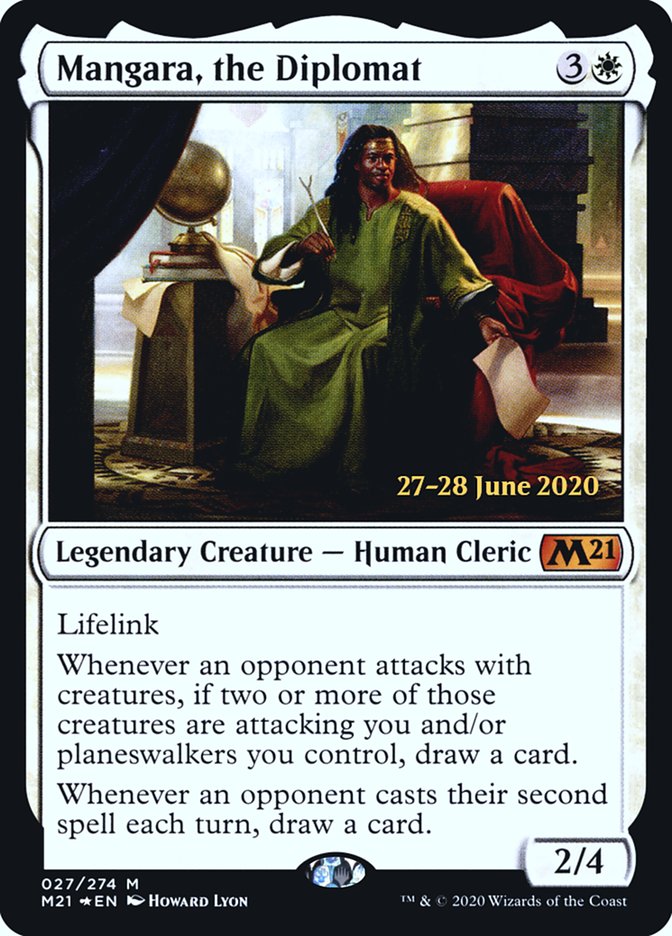 Mangara, the Diplomat [Core Set 2021 Prerelease Promos] | Black Swamp Games