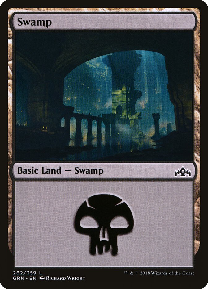 Swamp (262) [Guilds of Ravnica] | Black Swamp Games