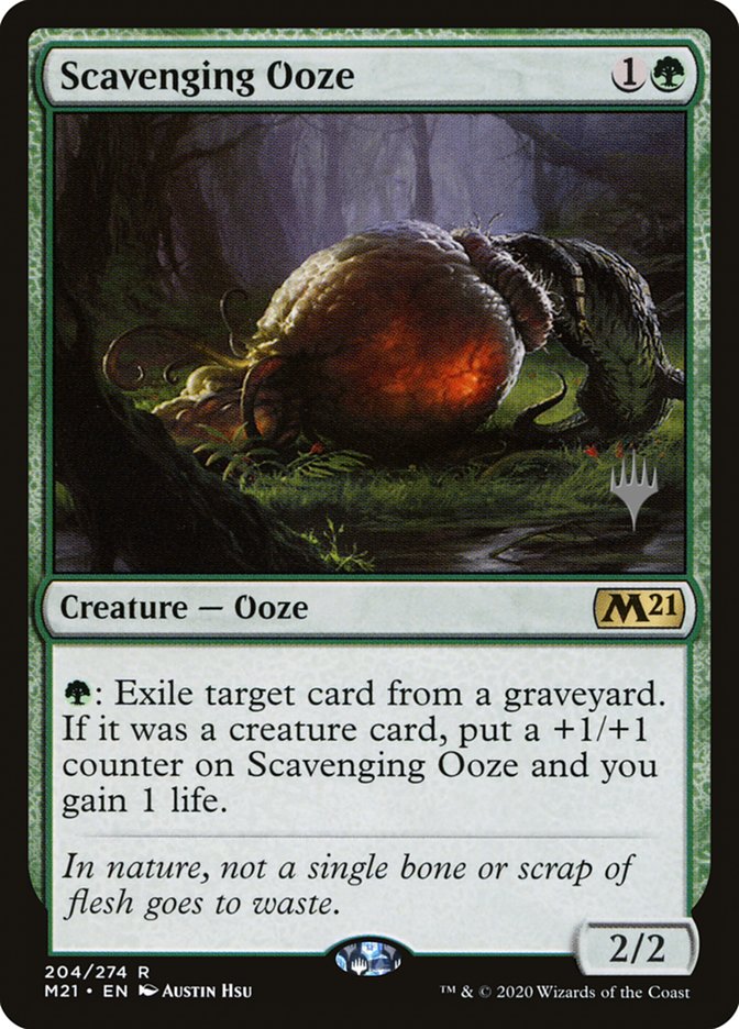 Scavenging Ooze (Promo Pack) [Core Set 2021 Promos] | Black Swamp Games
