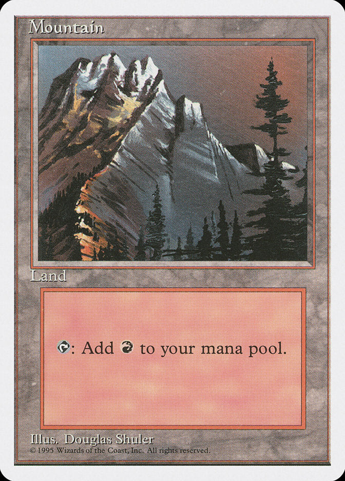Mountain (Snow Top / Highest Point on Left) [Fourth Edition] | Black Swamp Games