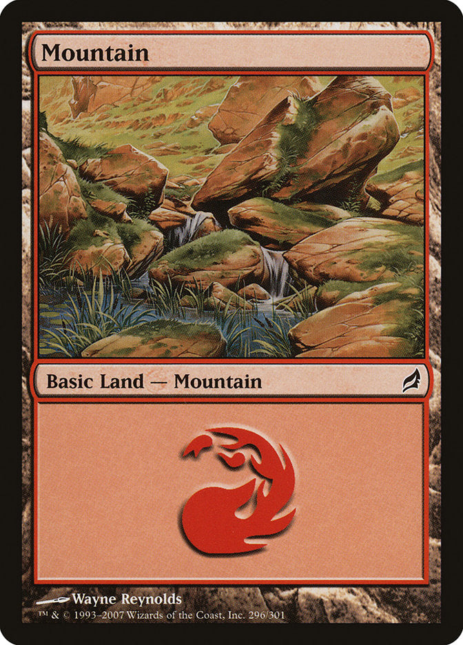 Mountain (296) [Lorwyn] | Black Swamp Games
