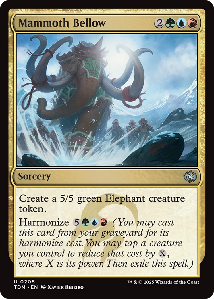 Mammoth Bellow [Tarkir: Dragonstorm] | Black Swamp Games