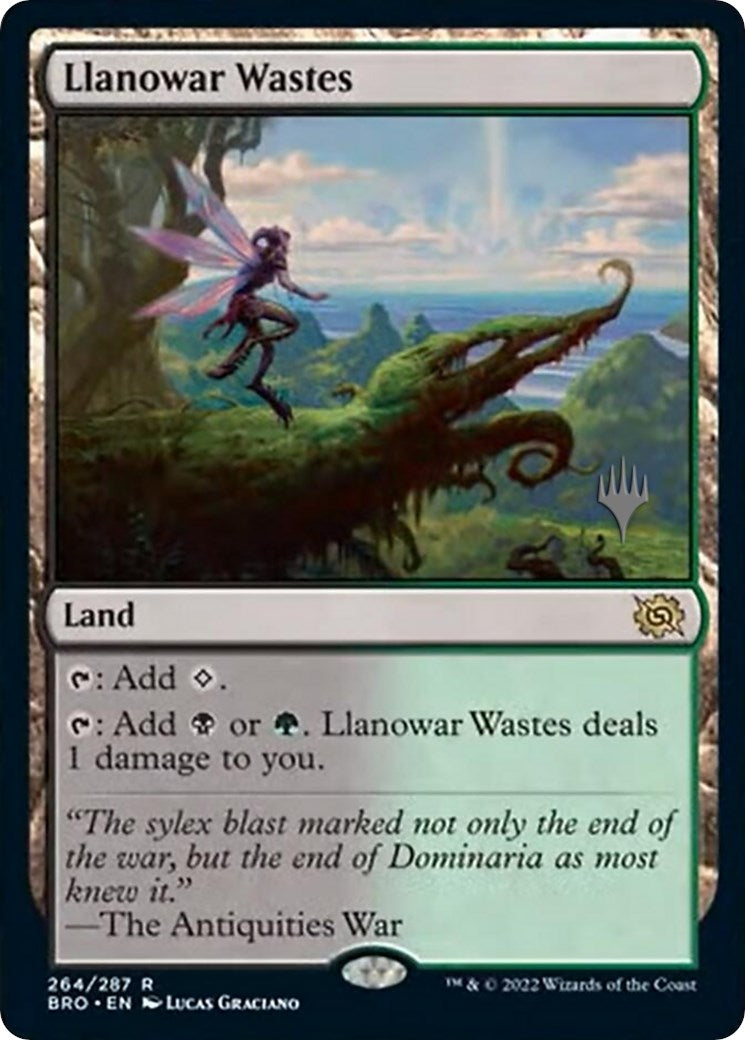 Llanowar Wastes (Promo Pack) [The Brothers' War Promos] | Black Swamp Games