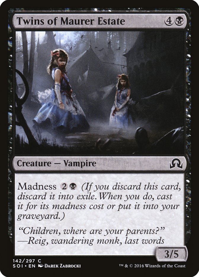 Twins of Maurer Estate [Shadows over Innistrad] | Black Swamp Games