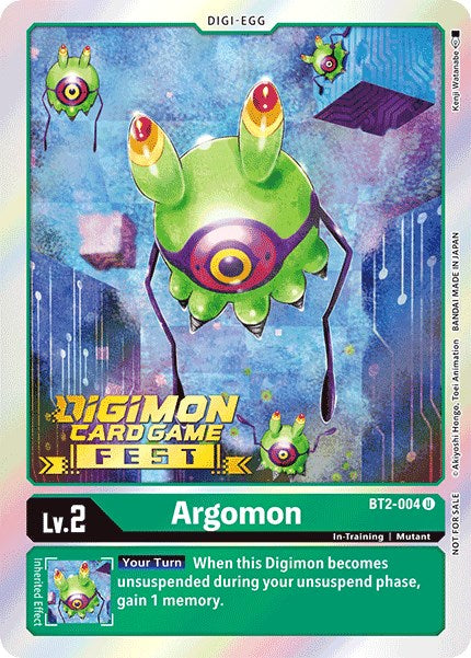 Argomon [BT2-004] (Digimon Card Game Fest 2022) [Release Special Booster Promos] | Black Swamp Games