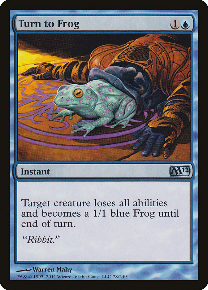 Turn to Frog [Magic 2012] | Black Swamp Games