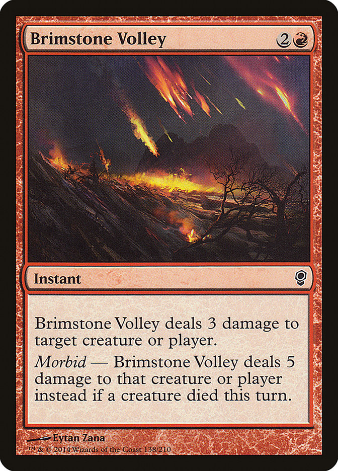 Brimstone Volley [Conspiracy] | Black Swamp Games