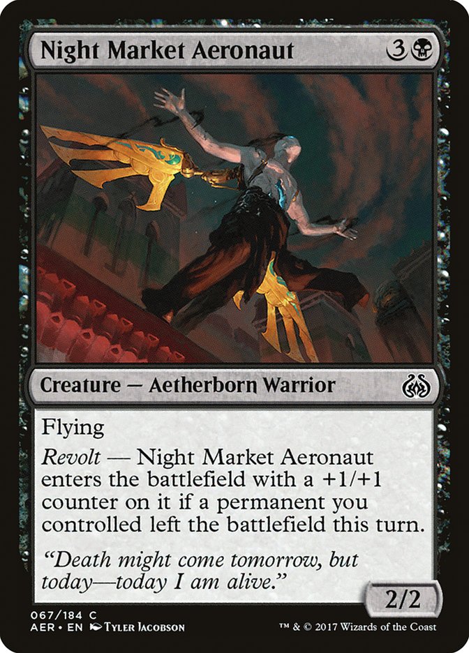Night Market Aeronaut [Aether Revolt] | Black Swamp Games