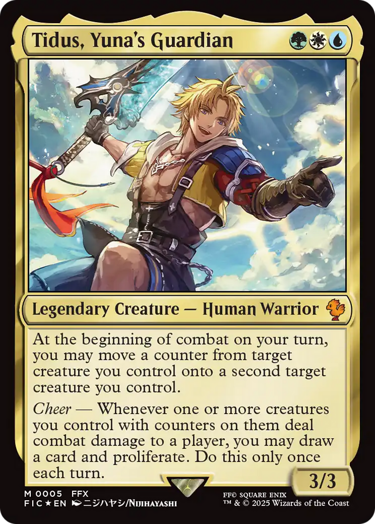 Tidus, Yuna's Guardian [FINAL FANTASY Commander] | Black Swamp Games