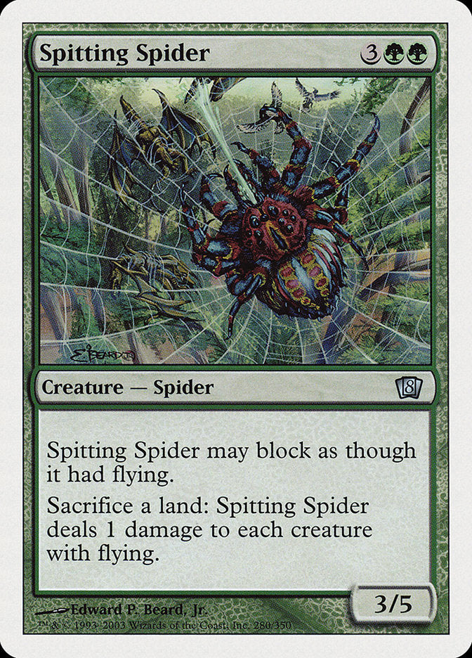 Spitting Spider [Eighth Edition] | Black Swamp Games