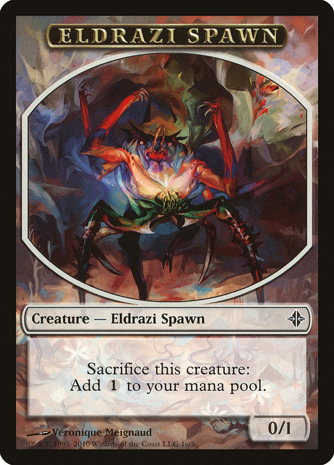 Eldrazi Spawn Token (1c/5) [Rise of the Eldrazi Tokens] | Black Swamp Games